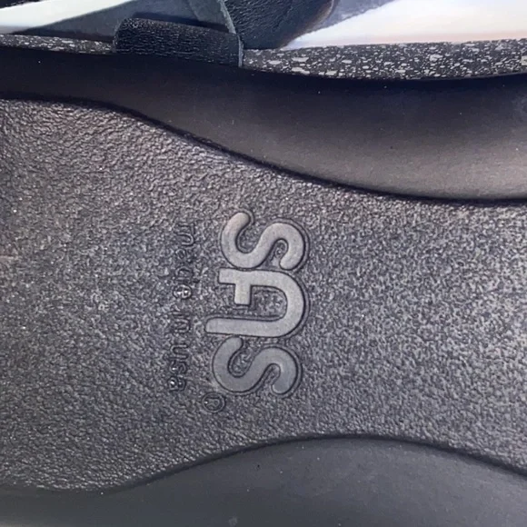 SAS Nouveau Black Leather Open Toe Casual Slingback Sandal-Women’s Sz 10.5M-NWOB - Picture 15 of 16